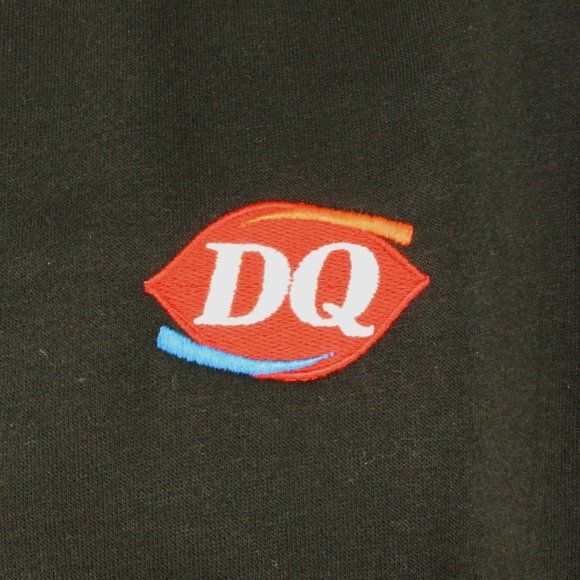 DAIRY QUEEN Black Sweatshirt Employee Uniform Shirt Size M Medium - Picture 4 of 10